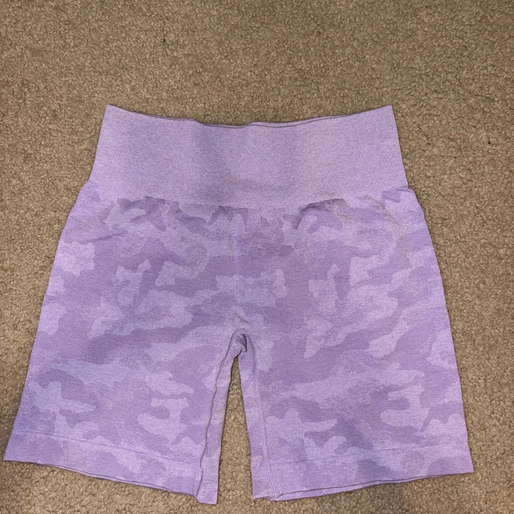 Purple Camo Women's Shorts